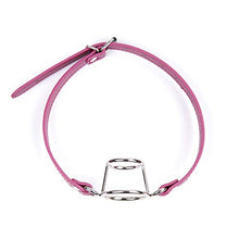 Load image into Gallery viewer, ran Metal Round Double Layer Mouth Ring Pin Buckle and Lock Open Mouth Toy (Pink)
