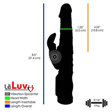 Load image into Gallery viewer, Rabbit Vibrator Slim Bunny LeLuv Pink Bundle with Mini Bullet
