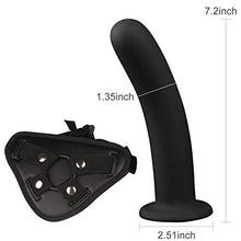 Load image into Gallery viewer, Strap-on Dildo, Adjustable Harness Wearable Strap-on Silicone Anal Plug for Men Women Lesbian
