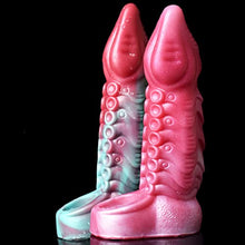 Load image into Gallery viewer, 8.27&quot; Octopus Men Penis Sleeves Animal Penis Extender Sleeves, Silicone Penis Enlarger Sleeves with Penis Ring, Realistic Hollow Dildo Sleeve Male Adult Sex Toys (Color B)
