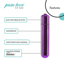 Load image into Gallery viewer, Pure Love Vibrator Bullet, Purple, 3.5 Inch
