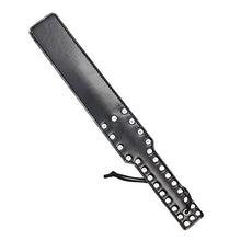 Load image into Gallery viewer, feifanmall 2 Bondage Blindfold Eye Mask with Under the Bed Restraints System Bondage SM Sex Toy Leather Rivet Studs Paddle Hand Slapper Spanking Paddle
