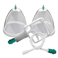 Breastfeeding 2 Massager Breast Suction Pump Enlargement System Cups Breast Other Sky Color Stain Glass (Clear, One Size)