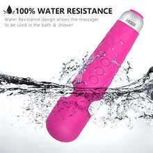 Load image into Gallery viewer, Female Vibrator, G-Spot &amp; Sex Toy, 20 Modes &amp; 8 Speeds Wand Massager, Quiet, Waterproof, USB Rechargeable Vibrator, Hand-Held Cordless Sex Toys Vibrator for Her Pleasure, Female Adult Toy - Rose
