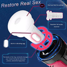 Load image into Gallery viewer, Tazew Automatic Male Masturbator with Penis Ring - Male Masturbators Cup with 7 Thrusting &amp; Vibration Modes - Electric Pocket Pussy Male Stroker Toy - Adult Male Sex Toys for Men - Male Masturbators
