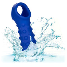 Load image into Gallery viewer, CalExotics Admiral Liquid Silicone Beaded Extension, Blue
