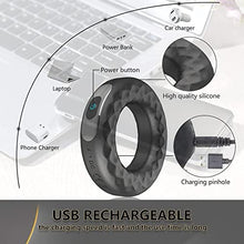 Load image into Gallery viewer, Full Silicone Vibrating Cock Ring Couples Vibrator, 10 Vibrations Women&#39;s G-spot Clitoral Vibrator for Longer, Harder, Stronger Erections, Enhanced Pleasure, Silicone Adult Sex Toys for Men
