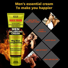 Load image into Gallery viewer, Men Massage Cream Hotiary Longer and Thicker Penis Enhancement Cream Penis Enlargement Cream Sex Organ Enlargement Cream for Men Private Sex Products (2 Pack Yellow)
