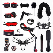 Load image into Gallery viewer, VCOOTS BDSM Sex Bondage Kit Bed Restraints Set for Couples Leather Sex Toys Women Safe Cosplay SM Games Erotic Flirting Gift-222 (red-01)
