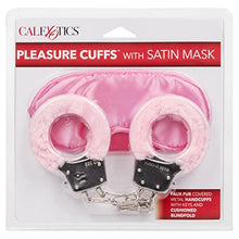 Load image into Gallery viewer, CalExotics CleanTeam SE-2742-04-2 Pleasure Cuffs with Satin Mask,Multi
