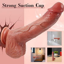 Load image into Gallery viewer, Realistic Dildo Vibrator for Women, 9.8&quot; Vibrating Dildo for G Spot Dildo with 3 Thrusting &amp; 5 Vibration Sex Toy for Women and Man Adult Sex Toys for Couple
