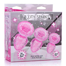 Load image into Gallery viewer, Glitter Gem Anal Plug Set - Pink
