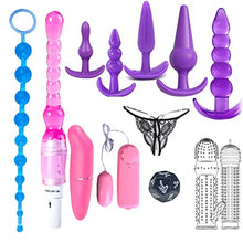 Load image into Gallery viewer, 13Pcs Set Butt Plug Trainer Kit Comfortable Silicone Anal Plugs Anal Beads Plug Sex Toys for Users
