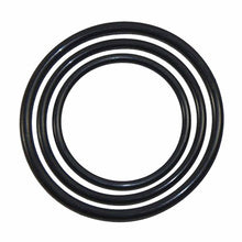 Load image into Gallery viewer, Cock Ring Silicone Male Erection Enhancement Stay Hard Set of 3 Cockrings Discreet Packaging - Black 2in, 1.75in, and 1.5in
