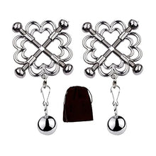 Load image into Gallery viewer, Nipple Clamps for Women Men, Adjustable Weight Metal Nipple Clamps for Women, Nipple Clips Non Piercing Nipple Clamps Sex Pleasure, Jewelry Steel Metal Adult Sex Toys (K)
