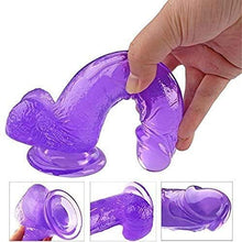 Load image into Gallery viewer, 7.1 Inch Realistic Dildo with Hands-Free Suction Cup, Waterproof Skin-Friendly Material Dildo for Vagina G-spot Anal Play, Lifelike Flexible Dildo Adult Sex Toys
