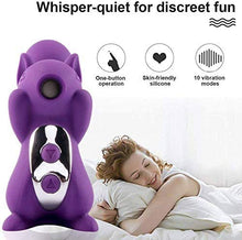 Load image into Gallery viewer, Female Squirrel Nipple Sucker Female Adult Toy for Female Couples, Powerful Sucking and Licking 10 Modes Sucker G Sucking Toy, Female Masturbator
