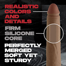 Load image into Gallery viewer, Shaft Model J Flexiskin Double Layered Realistic Dildo for Deeper Penetration Extremely Soft Sex Toys Liquid Silicone Dildo Penis Replica Hands Free Harness Play Sex Toy for Lesbian Gay and Couple
