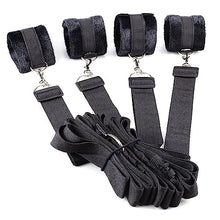 Load image into Gallery viewer, Bed Restraints for Adult Couple Bed Straps Ties up Wrist Tight Bondaged Restraints BDSM Set on Bed Adjustable Handcuff Ankle 4 Cuff Sexy Accessories for Women SM Toys Sex Playing Game
