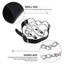 Load image into Gallery viewer, SOIMISS 1pc Stainless Toys Playing Toy Couple Sm Role Play on Neckband Leash Rings Gothic Plug Lovers Sexual Steel BDSM Clamp Opener Adults Breast Leather Metal Piercing
