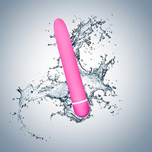 Load image into Gallery viewer, Blush Rose Luxuriate - 7 Inch Slim Classic Personal Massage Wand - Smooth Satiny Feel Multi-Speed Vibrator - IPX7 Waterproof Quiet Strong - Sex Toy For Women She Her - Pink
