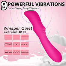 Load image into Gallery viewer, G-Spot Vibrator, Dildo Vibrator with 9 Powerful Vibrations Modes, Rechargeable Quiet Vibrating Powerful Vibrators Adult Sex Toy Gift (Pink)
