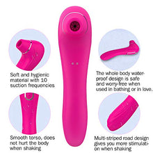 Load image into Gallery viewer, Clitoral Sucking Vibrator Clit Sucking Toy for Women, Waterproof, Rechargeable (Red)
