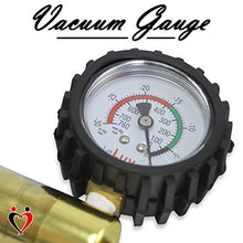 Load image into Gallery viewer, LeLuv Ultima Black Premium Penis Pump Uncollapsable Hose &amp; Ergonomic Silicone Grip + Gauge &amp; Cover 12&quot; Length 1.75&quot; Diameter
