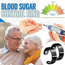 Load image into Gallery viewer, Bodyfresh Sugar Control Ring, Blood Sugar Control Ring, Adjustable Blood Glucose Control Ring, Blood Sugar Control Ring for Women Men Arthritis Pain Relief (2PCS-B+G)
