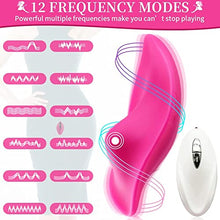 Load image into Gallery viewer, Women&#39;s Butterfly Vibrator Wearable Clitoris G-spot Vibrating Panty Remote Control Dildo Adult Toy Butterfly Vibrator
