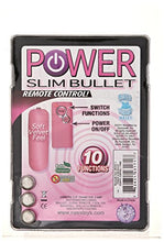 Load image into Gallery viewer, Novelties By Nasswalk Power Slim Bullet With Remote, Pink
