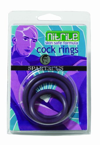 Flexible Nitrile Cock Ring Set 3 Pack Cockring