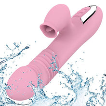 Load image into Gallery viewer, Clitoral G-Spot Rabbit Vibrator Anal Silent Rechargeable Adult Toy for Women Thrusting Vibration Massage Female Stimulator Wireless Sex Toys Clitoris Massager Vibrations Couples
