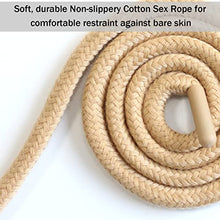 Load image into Gallery viewer, Sex Bondage Soft Rope Cord Nature 3Pcs 10M 33 Feet Cotton Rope Craft Rope Thick Cotton Cord Adult Games Restraints
