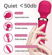 Load image into Gallery viewer, Rechargeable Personal Massager, Handheld Waterproof Quiet Portable Full Body Massager, Stress Relief-Relieve Muscle Tension Relaxing Body Back, Foot, Arm Recovery
