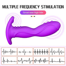 Load image into Gallery viewer, Clitoral G-Spot Wearable Rabbit Vibrator Remote Quiet Panty Wiggling Waterproof Dildos for Women Massagers Massager Rechargeable Scales Triple Action Lifelike Stimulator Vaginal
