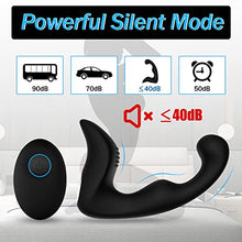 Load image into Gallery viewer, Vibrating Prostate Massager Anal Vibrator -9 Powerful Stimulation Patterns, Anal Butt Plug G-spot Vibrator with Remote and Ergonomic Design, Anal Sex Toys for Men, Women and Couples
