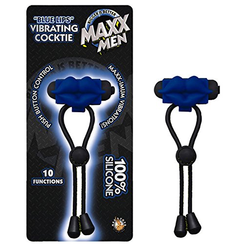 Adult Sex Toys Maxx Men Blue Lips Vibrating tie Bl