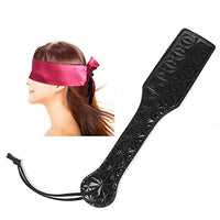 feifanmall Sleep Eye Mask with Red 3D Diamond Pattern Spanking Paddle Hand Slapper