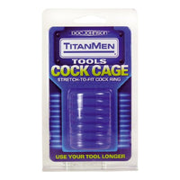 Titan Cock Cage Blue