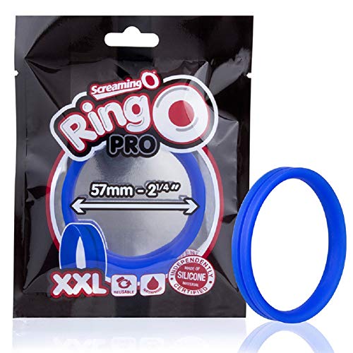 Screaming O Ringo Pro XXL Blue with Free Bottle of Adult Toy Cleaner