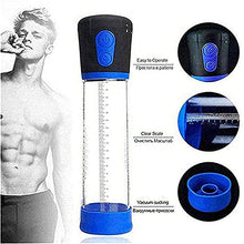 Load image into Gallery viewer, Men&#39;s Enlargement Pumps 8 Inch Wide Cock Ring Men&#39;s Penis Vibrator Penis Pump Tube Penis Extender Sleeve Male Penis Enlargement Pump Vacuum Sucking Sex Toy
