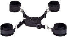 Load image into Gallery viewer, Bondaged Kit Adult Restraint Bed Restraints Sex Adults Bondaged Queen Sexy Straps with Handcuffs Bondage Restraints for Women Kit Neck to Wrist Adult Toy Kinky Play Set Yoga Sweater
