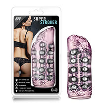 Load image into Gallery viewer, M for Men - Super Stroker - 5.5&quot; Ultra Soft Clear Realistic Pocket Masturbator - 4 Rows of Massaging Pleasure Beads - Softly Ribbed - Open Ended - Snug Fit Feels Great - Sex Toy for Men
