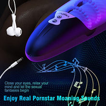 Load image into Gallery viewer, Automatic Male Masturbator, 5 Telescoping &amp; Vibrating Electric Sex Masturbation Cup Penis Stroker for Men Hands Free Realistic Pocket Pussy &amp; Oral Sex Blowjob
