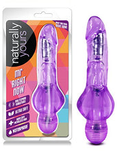 Load image into Gallery viewer, 6.5&quot; Realistic Curved Vibrating Dildo - Multi Speed Flexible Vibrator - Waterproof - Sex Toy for Adults - Purple
