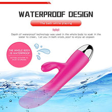 Load image into Gallery viewer, Sucking Vibrator Vibrate Rabbit Clitoralis Swing Toy Rose for Women Vibration Modes Licking Double Thrusting Couples Fun Waterproof Hands-Free Dildos Stimulation Female Softer
