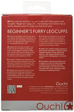 Load image into Gallery viewer, Ouch! Beginner&#39;s Legcuffs Furry, Red
