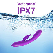 Load image into Gallery viewer, G Spot Rabbit Vibrator, Sex Toys for Clitoris G-spot Stimulation,Waterproof Vibrator with 10Powerful Vibrations Dual Motor Stimulator for Women or Couple Fun(Purple)
