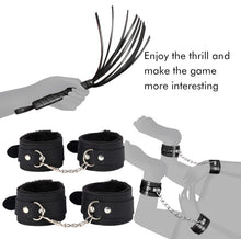 Load image into Gallery viewer, Sex Bondage BDSM Kit Restraints, Set Sex Toys Cortex with Hand Cuffs Ankle Cuff Bondage Collection. (10Pcs)
